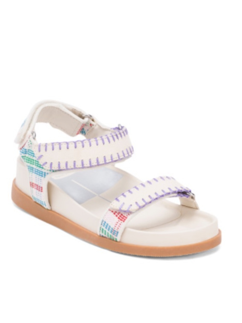 Dolce Vita Senora Sandals Ivory Multi- Nubuck Sandals new in box size 8